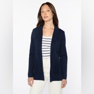 Kinross Cashmere Easy Notch Collar Cardigan (SW2)